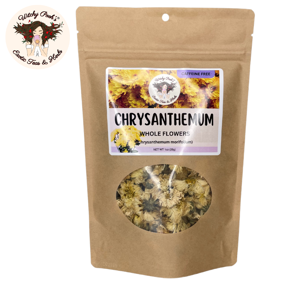 Witchy Pooh's Chrysanthemum Tea - Whole Flowers, Caffeine Free-3