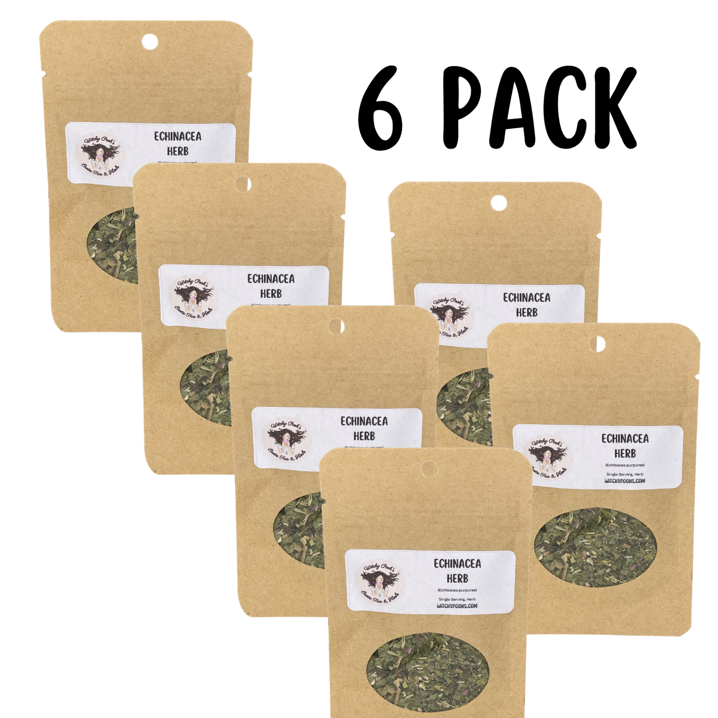 Witchy Pooh's Echinacea Tea - Purpurea, Loose Leaf Herbal Tea, Caffeine Free-6