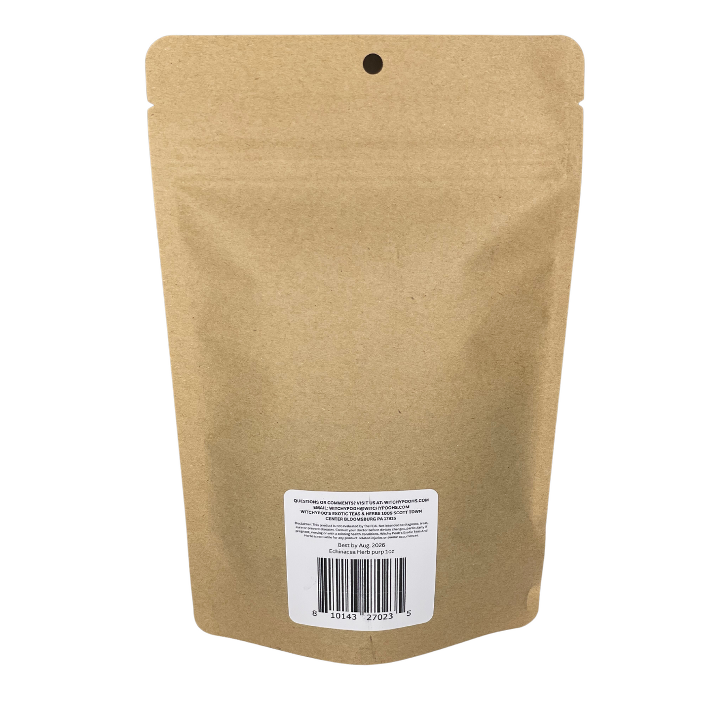 Witchy Pooh's Echinacea Tea - Purpurea, Loose Leaf Herbal Tea, Caffeine Free-2