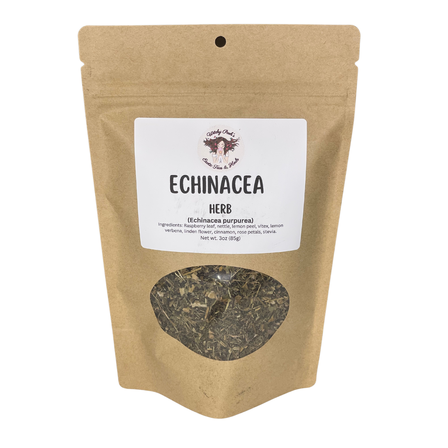 Witchy Pooh's Echinacea Tea - Purpurea, Loose Leaf Herbal Tea, Caffeine Free-5