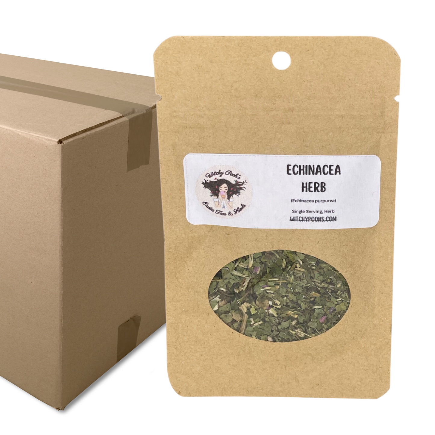 Witchy Pooh's Echinacea Tea - Purpurea, Loose Leaf Herbal Tea, Caffeine Free-7