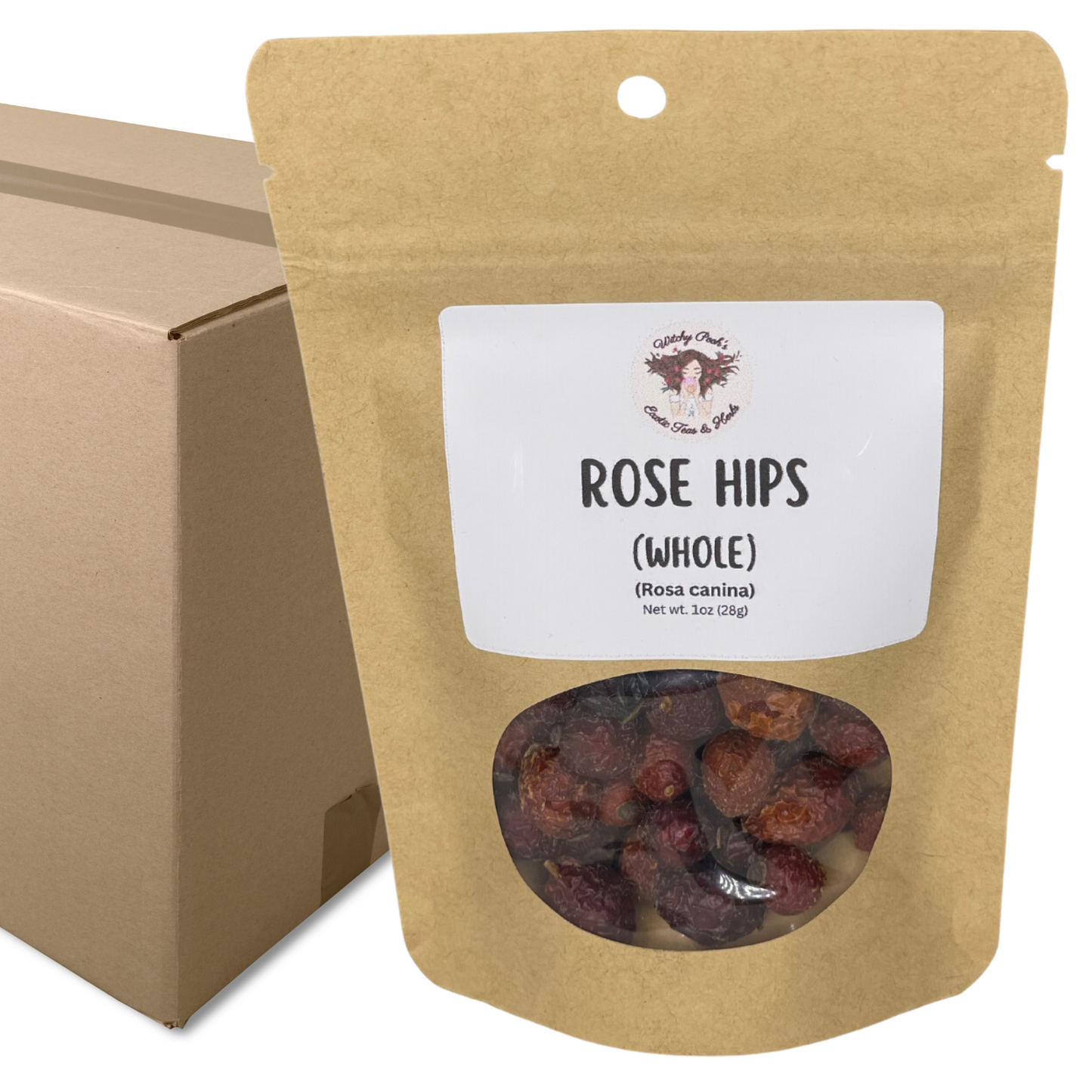 Witchy Pooh's Rose Hips Fruit Tea - Whole, Caffeine Free-7