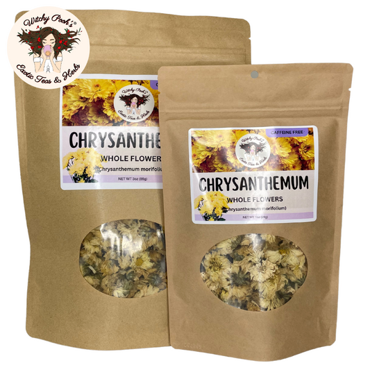 Witchy Pooh's Chrysanthemum Tea - Whole Flowers, Caffeine Free-0